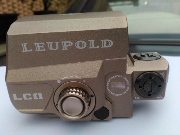 Holographic LEUPOLD LCO Style red dot sight Tan